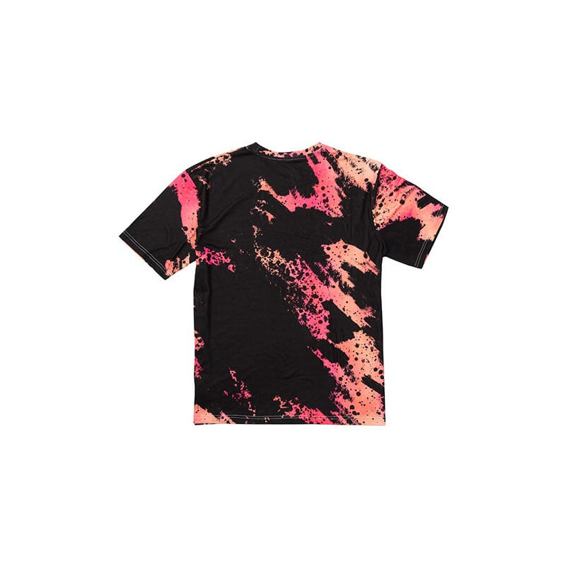 Kokvilnai līdzīgs balināts Bleached Leopard Wild Black T-krekls sublimācijai (3XL izmers)