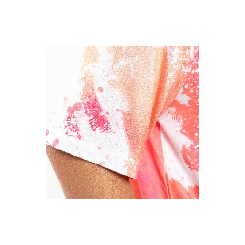 Kokvilnai līdzīgs balināts Leopard Dreamy Pink T-krekls sublimācijai (2XL izmers)