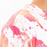 Kokvilnai līdzīgs balināts Leopard Dreamy Pink T-krekls sublimācijai (L izmers)