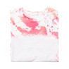 Kokvilnai līdzīgs balināts Leopard Dreamy Pink T-krekls sublimācijai (M izmers)
