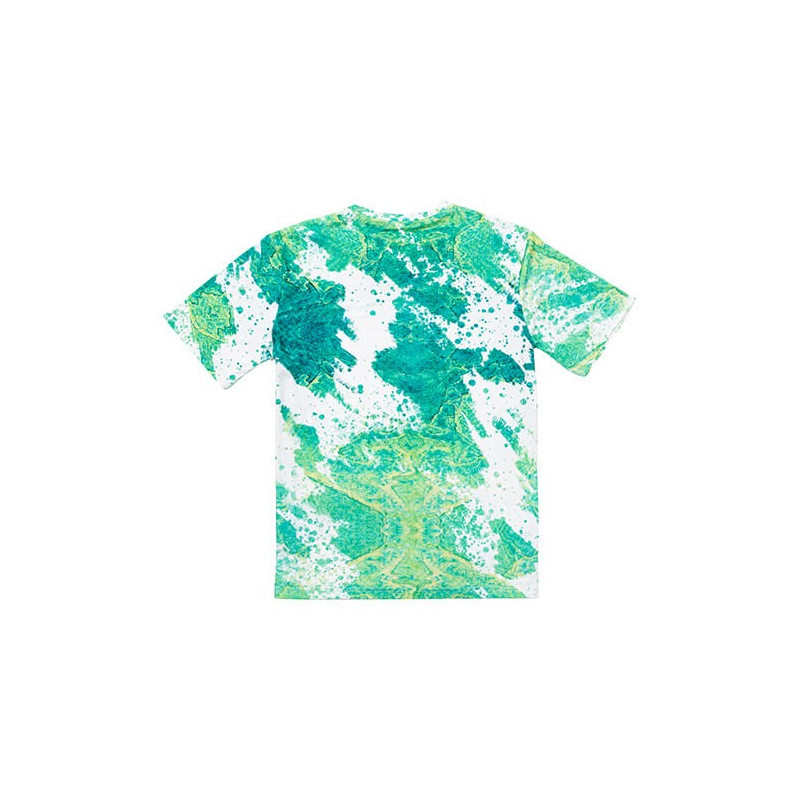 Kokvilnai līdzīgs balināts Leopard vasaras zaļš T-krekls sublimācijai (2XL izmers)