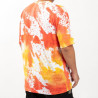 Kokvilnai līdzīgs balināts Leopard Dreams Orange T-krekls sublimācijai (3XL izmers)