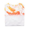 Kokvilnai līdzīgs balināts Leopard Dreams Orange T-krekls sublimācijai (XL izmers)