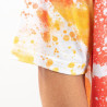 Kokvilnai līdzīgs balināts Leopard Dreams Orange T-krekls sublimācijai (M izmers)