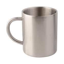 450 ml nerūsējošā tērauda krūze sublimācijai - sudraba