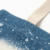Balināta Starry Denim plecu soma sublimācijai