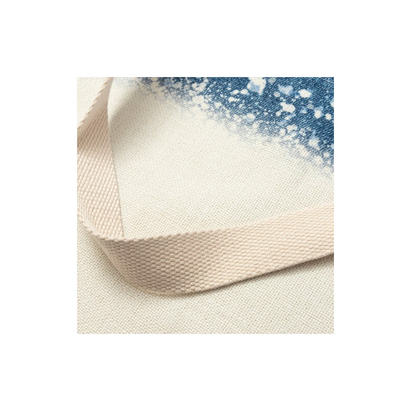 Balināta Starry Denim plecu soma sublimācijai