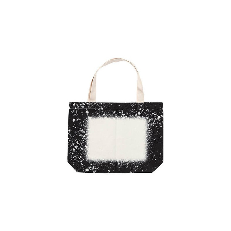 Balināta Starry Denim plecu soma sublimācijai