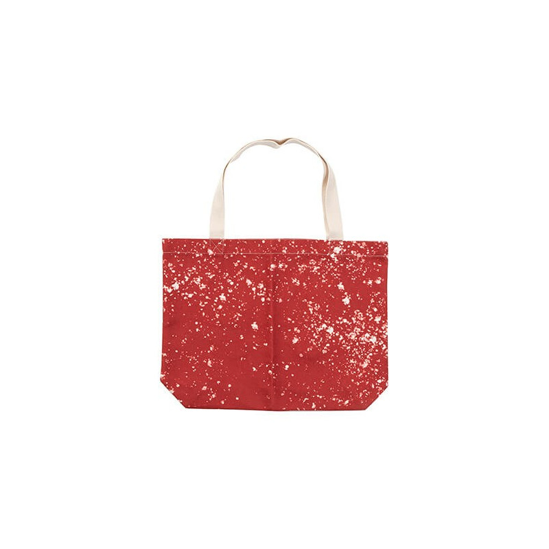 Balināta Starry Denim plecu soma sublimācijai