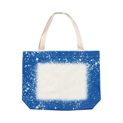 Balināta Starry Denim plecu soma sublimācijai