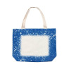 Balināta Starry Denim plecu soma sublimācijai