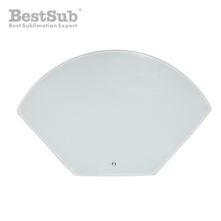 Glass fan shaped photo frame 28 x 18 cm Sublimation Thermal Transfer