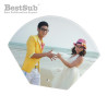 Glass fan shaped photo frame 28 x 18 cm Sublimation Thermal Transfer