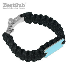 Paracord bracelet black...