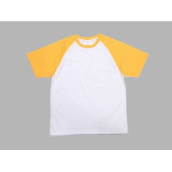 T-krekls sublimācijai ar dzelteno piedurkni JSubli Apparel L Asia