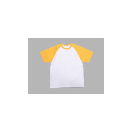 T-krekls sublimācijai ar dzelteno piedurkni JSubli Apparel L Asia
