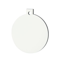 MDF christmas tree decoration glass ball Sublimation Thermal Transfer