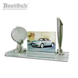 Photo crystal set with globe model SJ08