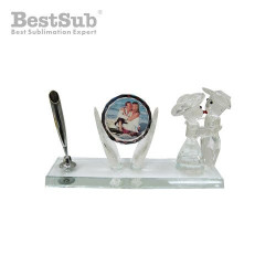 Photo crystal set with statuettes model SJ09
