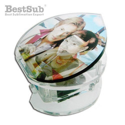 Photo crystal piano’s musical box “Heart” model SJ18