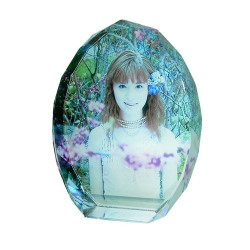 Photo Crystal Standing Ellipse Model SJ37