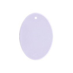 Plastic oval pendant Sublimation Thermal Transfer