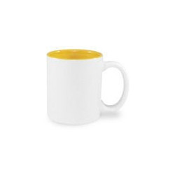 Mug A+ 330ml with yellow interior Sublimation Thermal Transfer