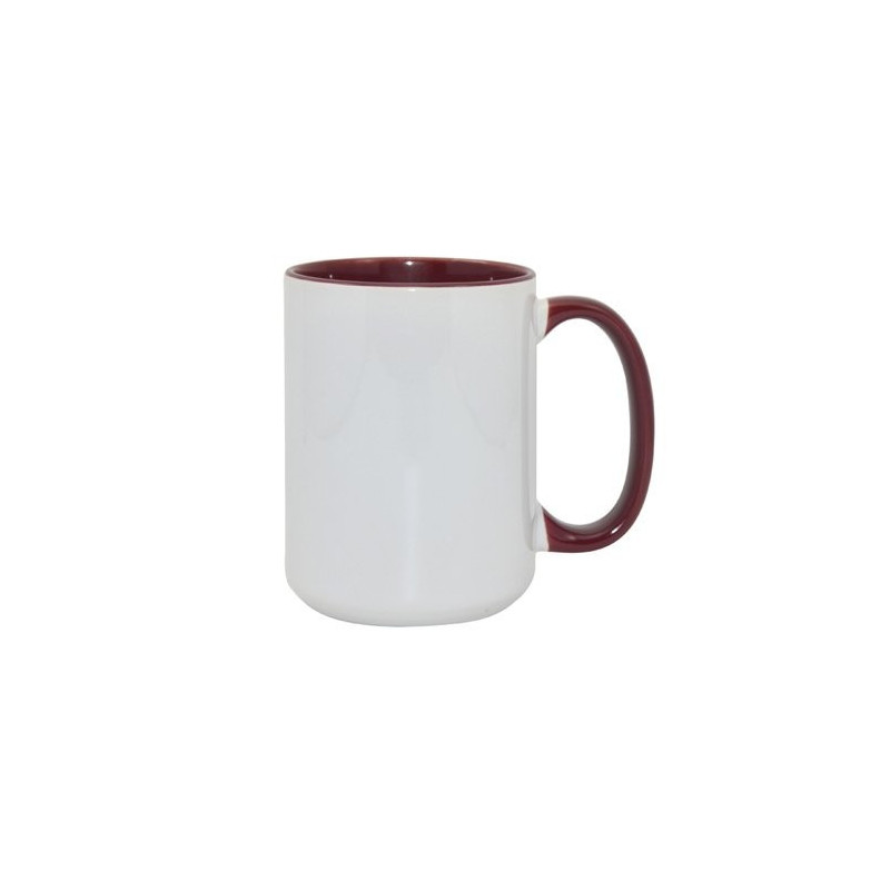 Sublimācijas krūze FUNNY MAX A+ 450 ml maroon