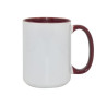 Sublimācijas krūze FUNNY MAX A+ 450 ml maroon