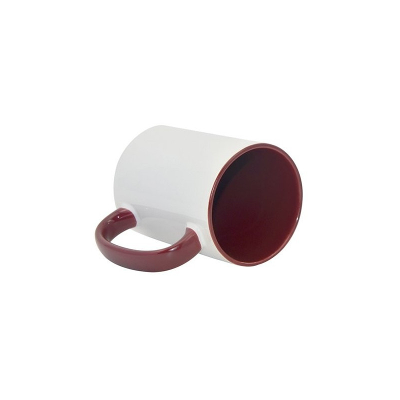 Sublimācijas krūze FUNNY MAX A+ 450 ml maroon