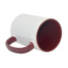 Sublimācijas krūze FUNNY MAX A+ 450 ml maroon