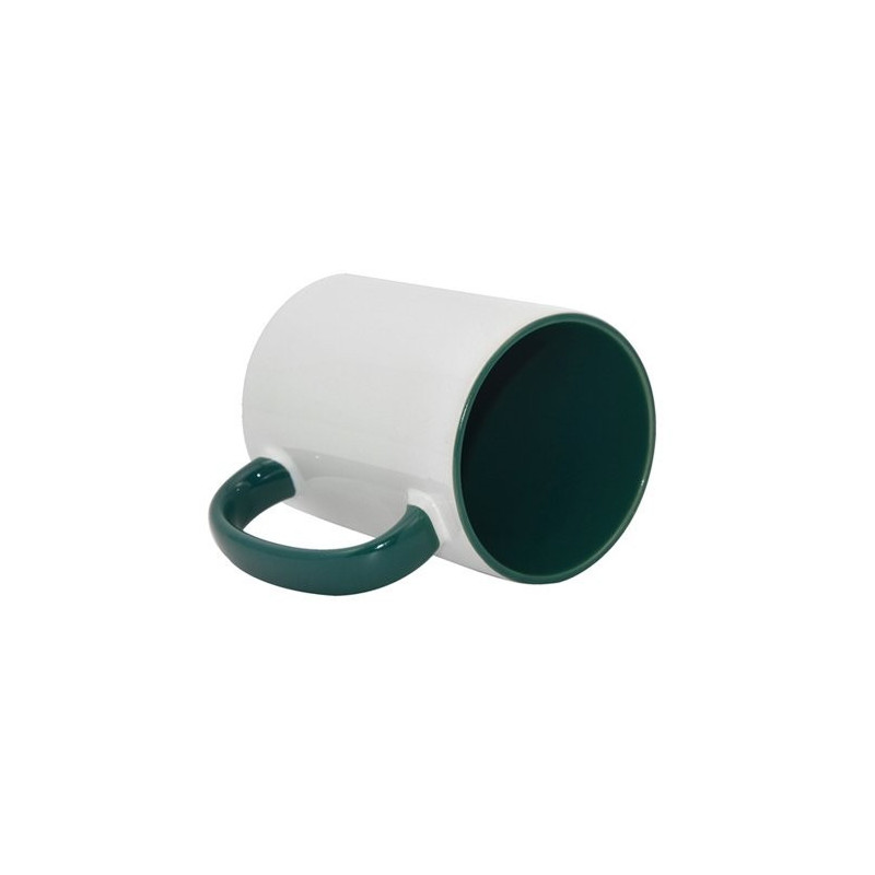 Sublimācijas krūze FUNNY MAX A+ 450 ml dark green