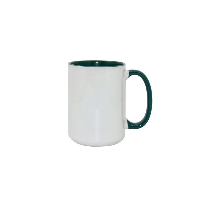 Sublimācijas krūze FUNNY MAX A+ 450 ml dark green