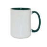 Sublimācijas krūze FUNNY MAX A+ 450 ml dark green