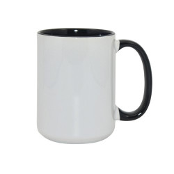 Sublimācijas krūze FUNNY MAX A+ 450 ml black