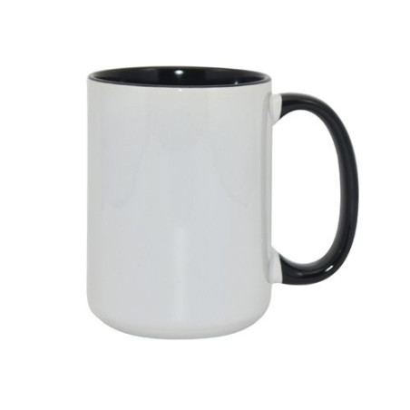 Sublimācijas krūze FUNNY MAX A+ 450 ml black