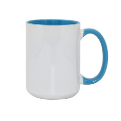 Sublimācijas krūze FUNNY A+ MAX 450 ml light blue