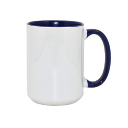 Sublimācijas krūze FUNNY MAX A+ 450 ml navy blue