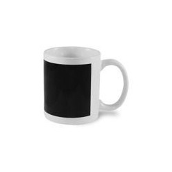 Magic mug with black patch...