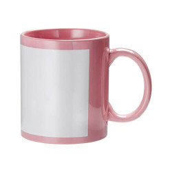 sublimācijas krūze apdrukai Patch 330 ml pink