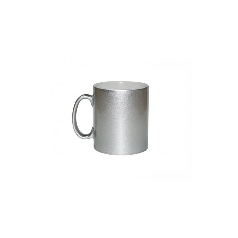 Sublimācijas krūze Metalic 300 ml silver