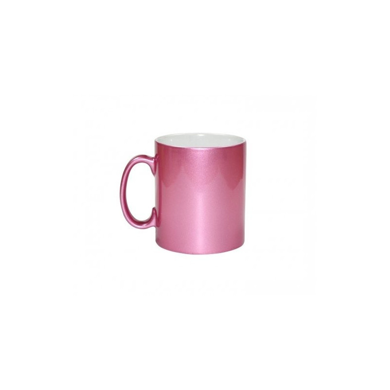 Sublimācijas krūze Metalic 300 ml pink