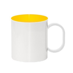 Plastic mug 330 ml with...