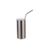 Tumbler 480 ml ar salmiņu sublimācijai - sudrabs