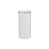 Tumbler 480 ml ar salmiņu sublimācijai - sudrabs