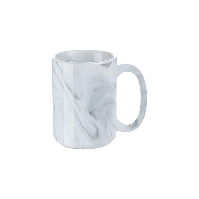 450 ml krūze sublimācijai - pelēks marmors