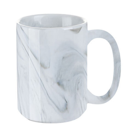 450 ml krūze sublimācijai - pelēks marmors