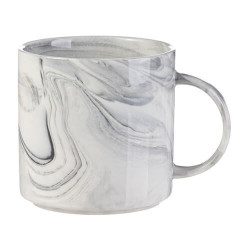 350 ml krūze sublimācijai - pelēks marmors
