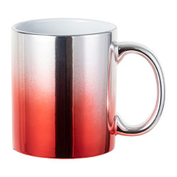 330 ml pārklājuma krūze sublimācijai - sudraba-zelta gradients