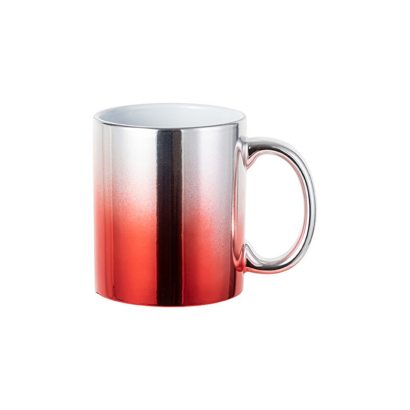 330 ml pārklājuma krūze sublimācijai - sudraba-zelta gradients